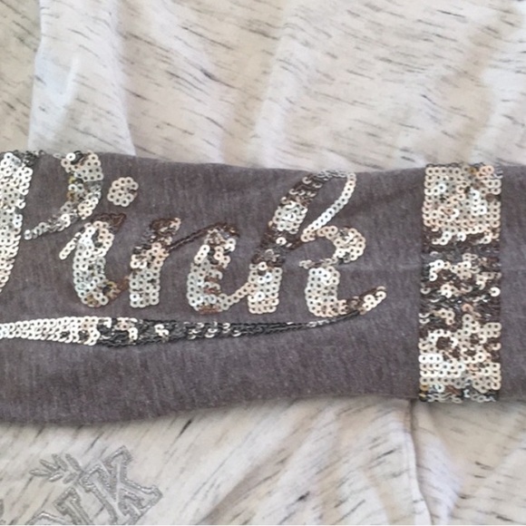 PINK Victoria’s Secret Sequin Bling Baseball Tee S - Picture 5 of 5